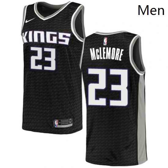 Mens Nike Sacramento Kings 23 Ben McLemore Swingman Black NBA Jersey Statement Edition